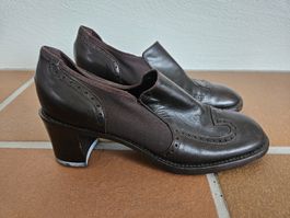 Giorgio Moretti Leder-Schuhe Gr. 38