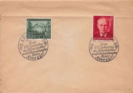 Krieglach, Peter Rosegger, 100. Geburtstag 1943, Briefumschl