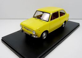 Fiat 850 Berlina Phase I 1964-1968 gelb    1:24 von Hachette