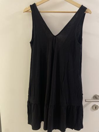 Abito corto nero ASOS smanicato, taglia 38