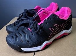 Asics Gel Challenger Hallenschuhe, Sportschuhe Gr. 38