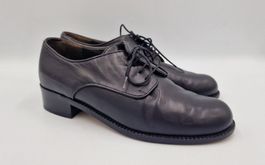 Paul Green Schnürschuhe Damen Schwarz Echtleder Gr. 36