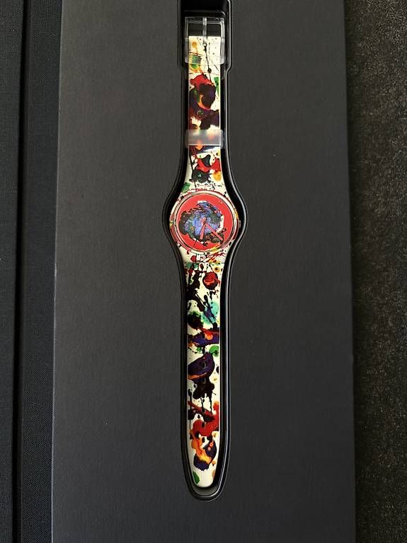 Swatch Orologi: Swatch Sam Francis 1992 GZ123 | Ungeöffnet / Full Set – Nuovo e nell'imballaggio originale da Gümligen venduto da NicolasScheidegger