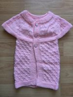 Gestrickte Weste Rosa Grösse ca. ab 3 Monate 