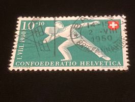 Steinstossen ZNr. B47- 1950 Vollstempel Basel