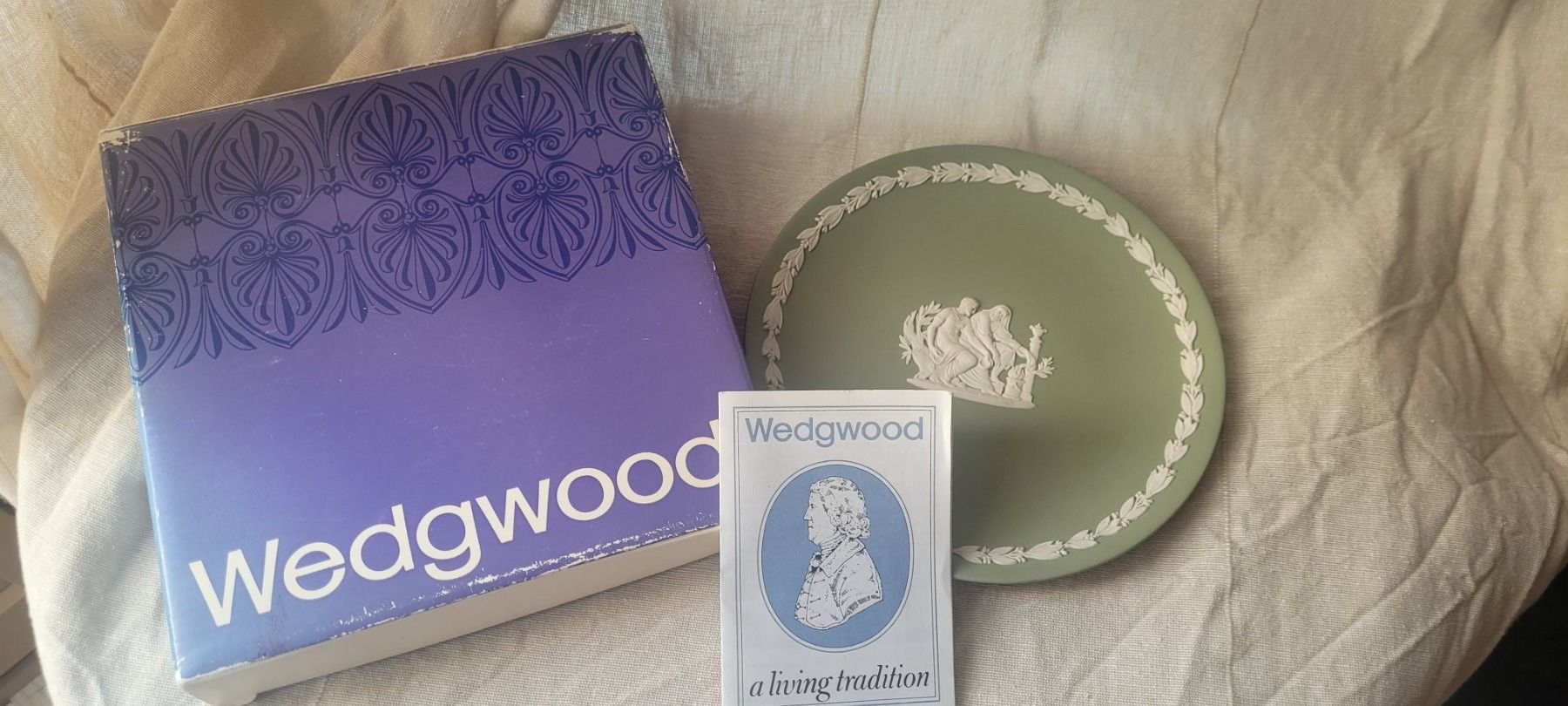 Wedgwood Teller: Wedgwood vert assiette Jasper – Gebraucht aus Vevey von lba_dd82 1
