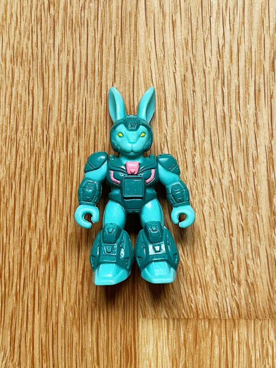 Hasbro Statuette: Hare Razing Rabbit Battle Beasts / Dragonaute Takara 80s – Usato da Adliswil venduto da Ch_Mei 1