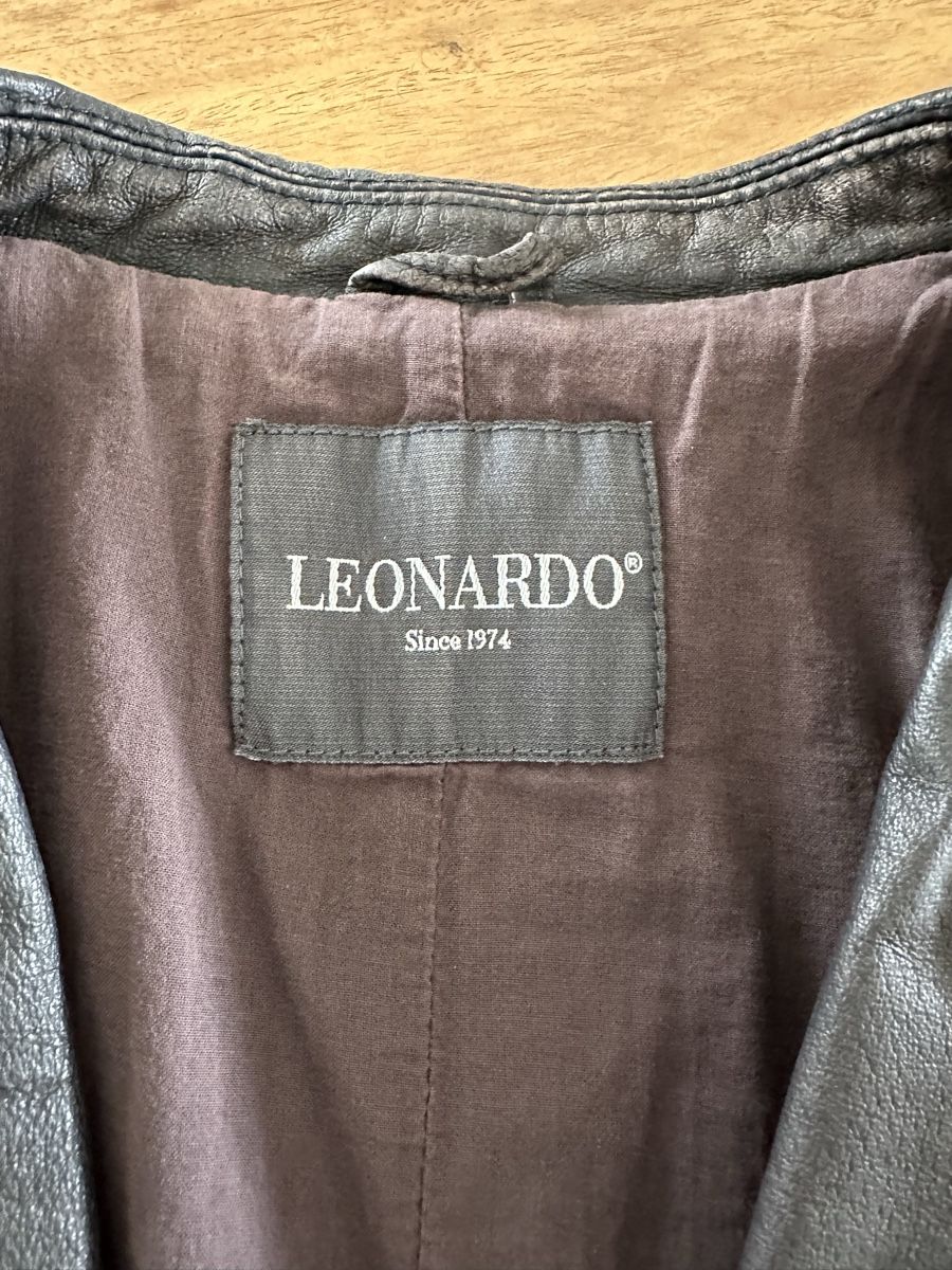 Giacche: Leonardo Lederjacke, dunkelbraun used-look – Usato da Hägendorf venduto da chica12 2