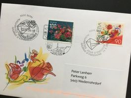 100 Jh Florist ZN1779 auf Erstagsbrief 2001 ab Fleurier UNIQ