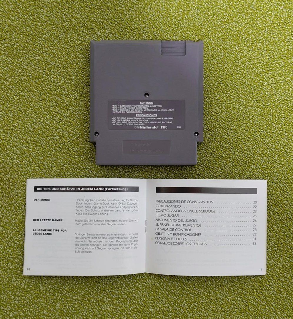 Nintendo Giochi: NES DuckTales Capcom OVP PAL-B / FRG – Usato da Birwinken venduto da GTOrg 7