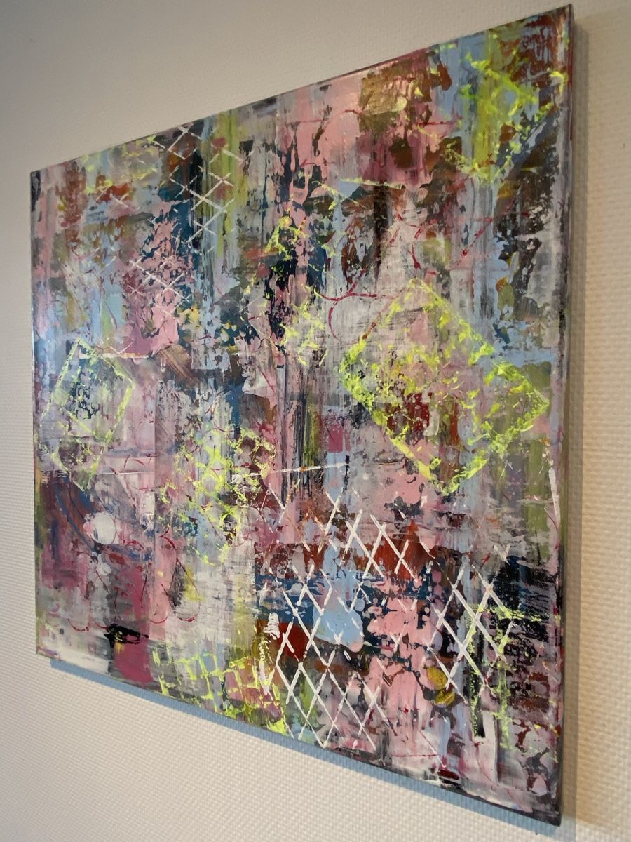 Dipinti: Acrylbild - einzigARTig - 58x58cm – Nuovo e nell'imballaggio originale da Dübendorf venduto da Montclair 2