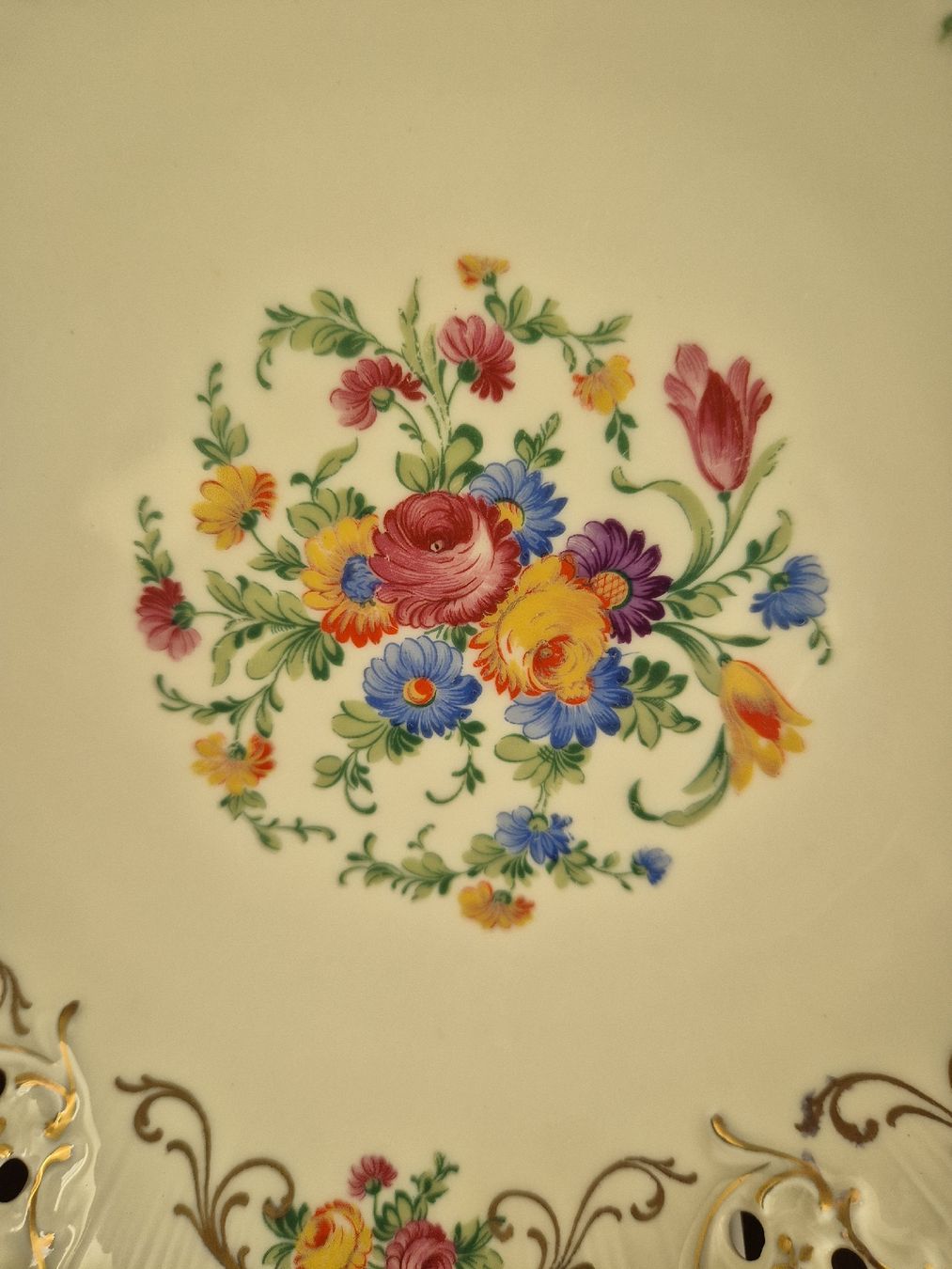 Rosenthal Set di piatti: Rosenthal Teller Set komplett, Dekor mit Blumenmuster – Nuovo (secondo la descrizione) da Eschlikon TG venduto da zuzanka80 7