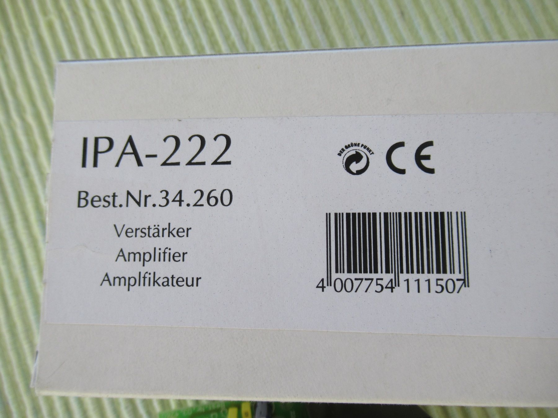 Monacor Verstärker: Verstärker Modul IPA-222 – Neu und originalverpackt aus Obergösgen von cairn 4