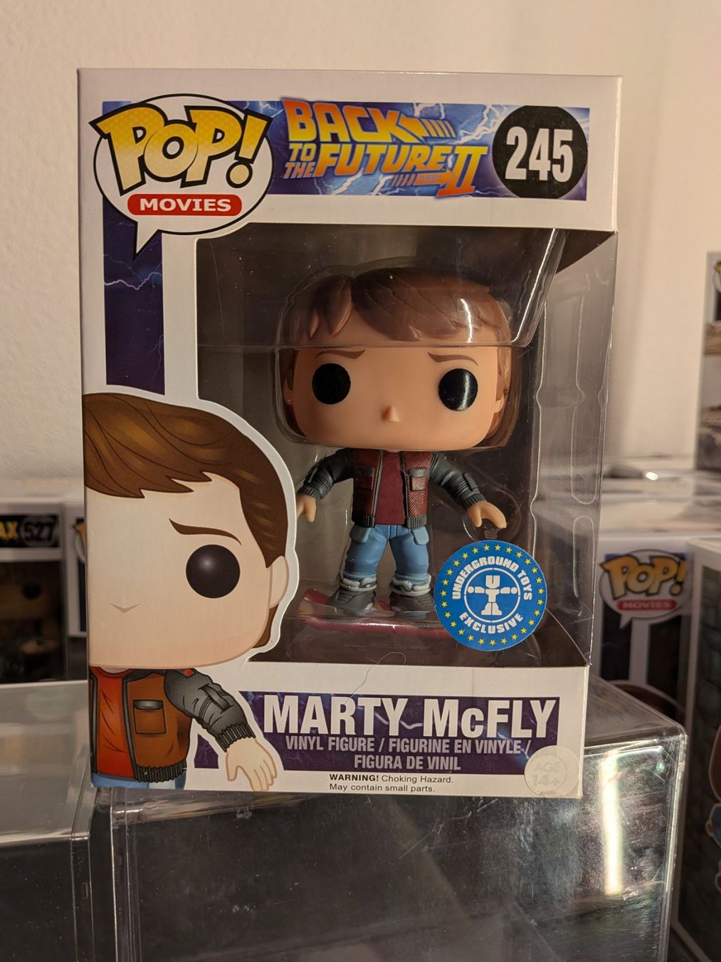 Funko Figuren: Funko Pop! Marty McFly #245 Hoverboard Underground – Neu und originalverpackt aus Schafisheim von qay02