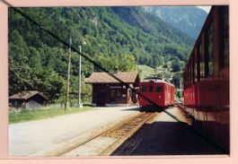 Lütschental. Berner Oberland Bahn. 1988. Foto!