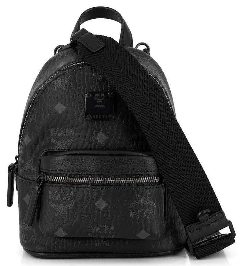 Mcm Zaini: MCM Mini Rucksack in BLACK ... – Nuovo e nell'imballaggio originale da Klosters venduto da ClodiKL