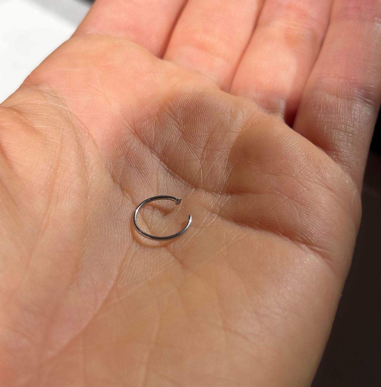 Nasenpiercing|Nasenring|Piercing Ring Nase|Titanium|Titan (Neu (gemäss ...