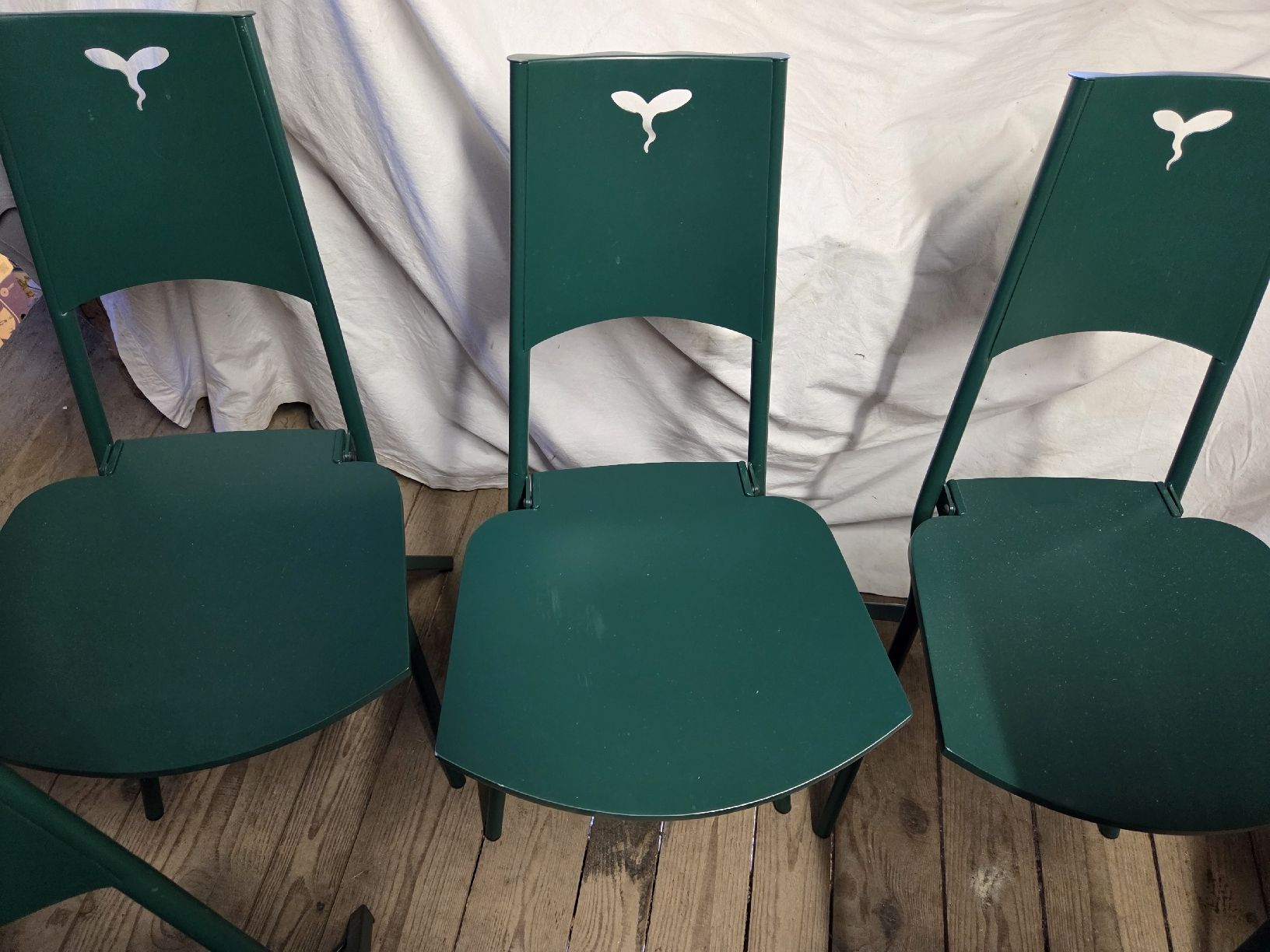 Stühle: 6 Klappstühle Metall – Gebraucht aus Wädenswil von weihpos 6