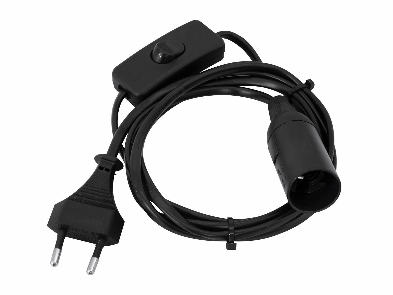 Kabel: EUROLITE E-14 Fassung Netzkabel Steck... – Neu und originalverpackt aus Däniken SO von Profog1 1