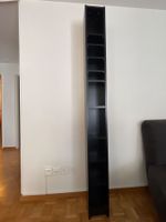 Schwarzes Regal schmal hoch gebraucht