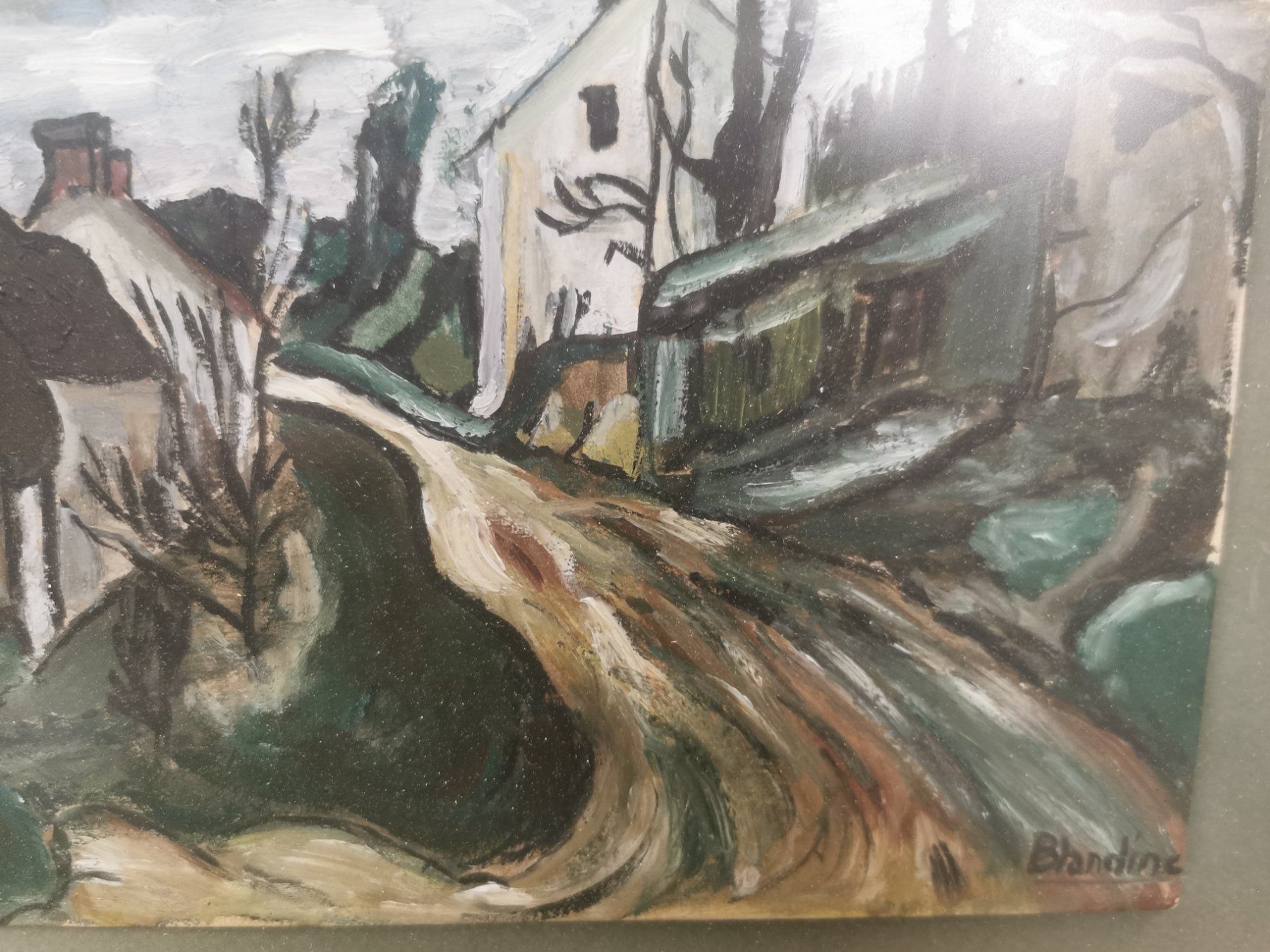 Gemälde: HUILE SUR PANNEAU SIGNÉE – Gebraucht aus Genève von Qanil77 2