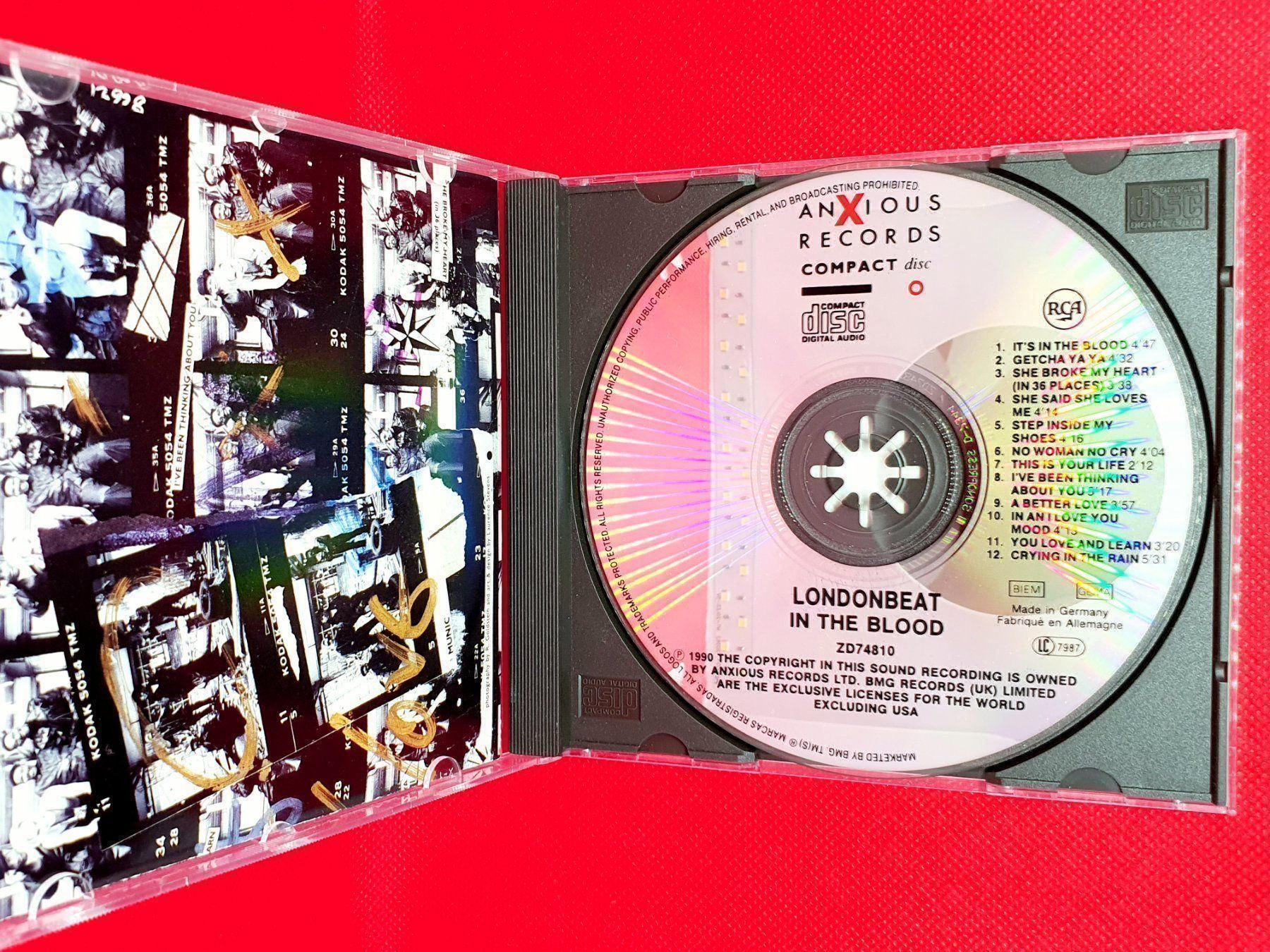 CDs: CD Londonbeat "in the blood" – Gebraucht aus Riedholz von Speedy11 1