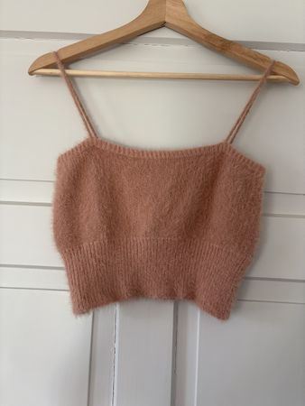 Flauschiges Top in Grösse S