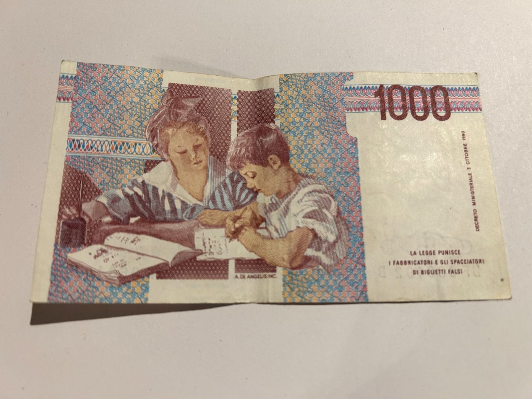 Banconote: Italien 1990, 1000 Lire – Usato da Bettwiesen venduto da mad_cl6y 1