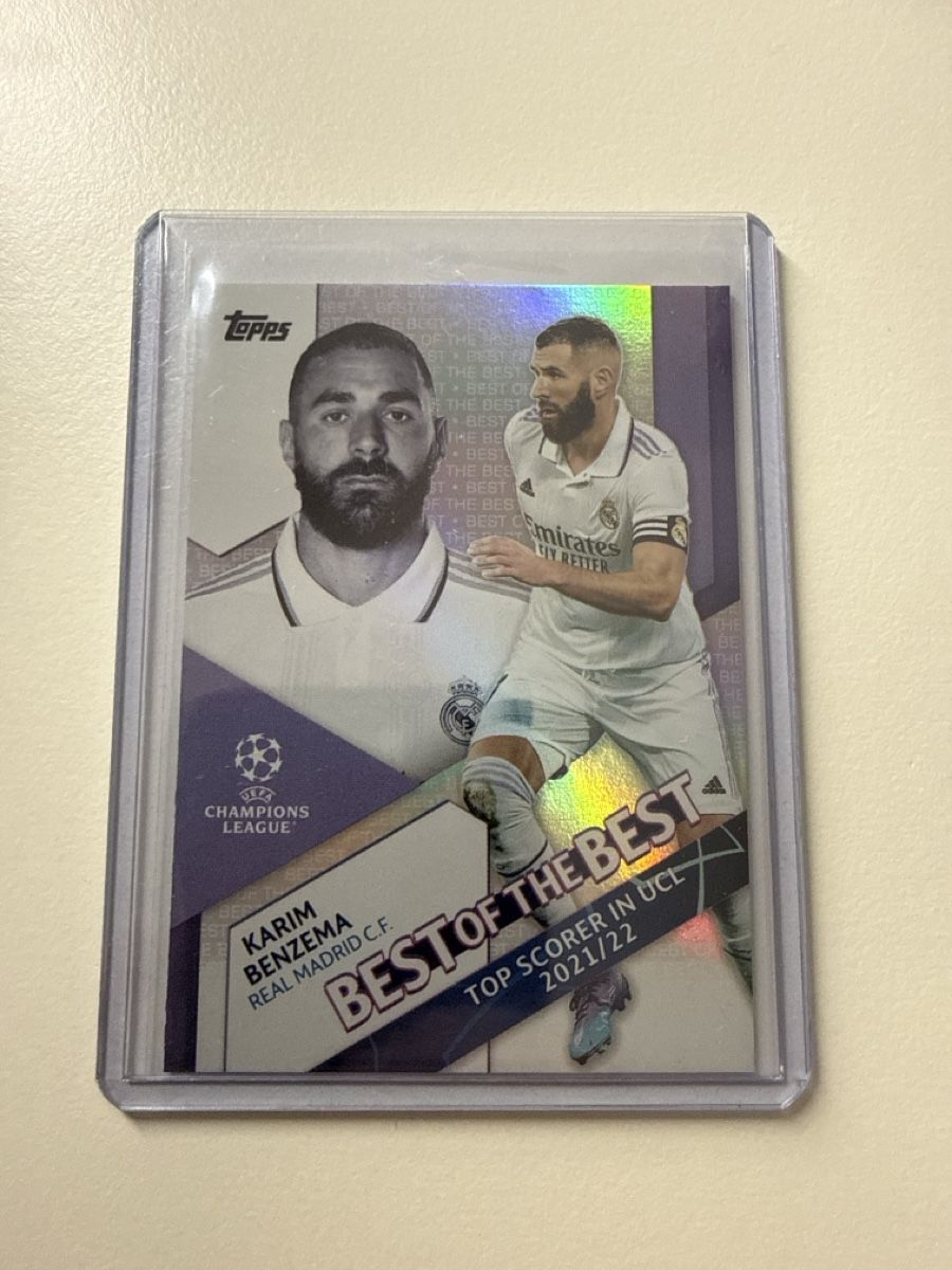 Topps Carte collezionabili: Karim Benzema , Real Madrid, Topps UCC – Usato da Bäretswil venduto da pu0_7rmv