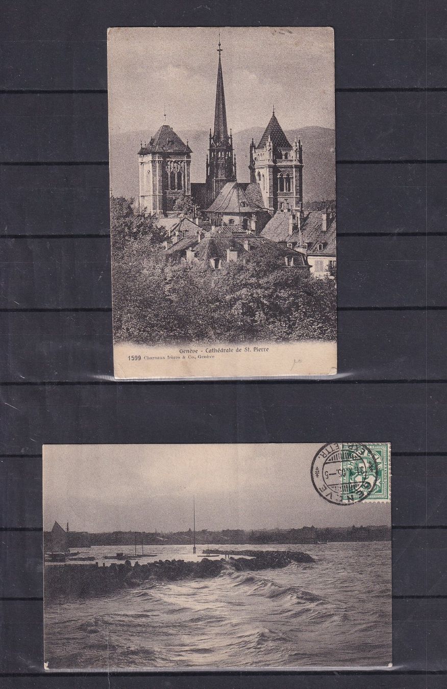 Cartoline postali: Cartes postale GENEVE   circulées – Usato da Nyon venduto da an54