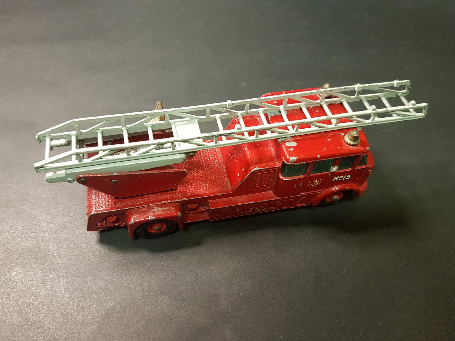 Matchbox Modellini d'auto: Matchbox King Size N° 15, Merryweather Fire Engine, Kent – Usato da Martigny venduto da Abm1000 1