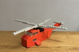 LEGO 691 (1974) Rettungshelikopter Legoland
