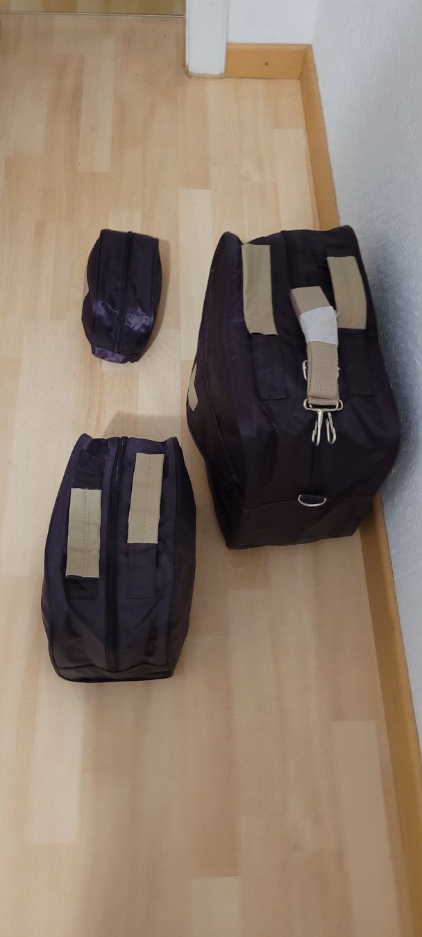 Borse da donna: 3er Reise-Set, violett – Nuovo e nell'imballaggio originale da Schwyz venduto da Vesparider01 2