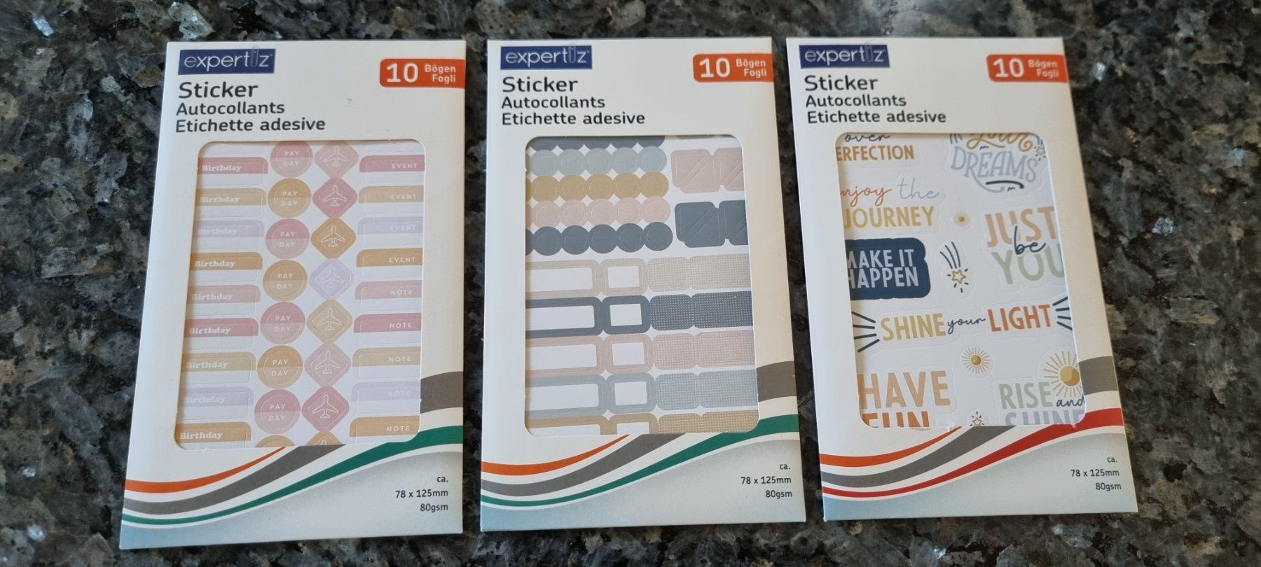 Sticker: Sticker Set von Expertiz, 3 Packungen, neu – Nuovo (secondo la descrizione) da egliswil venduto da Maggy6