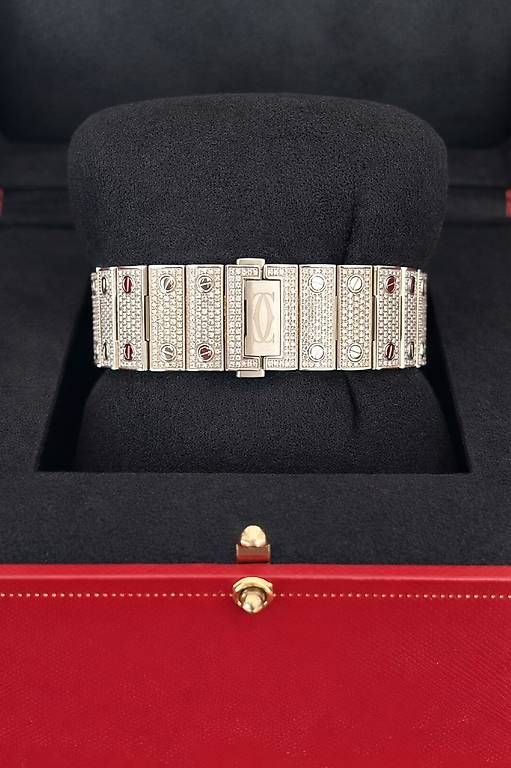 Cartier Orologi: Cartier Santos Iced Out Arabic – Nuovo (secondo la descrizione) da Opfikon venduto da B777-1 1