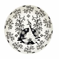 6 x Iittala Taika: schwarz Teller tief 22cm