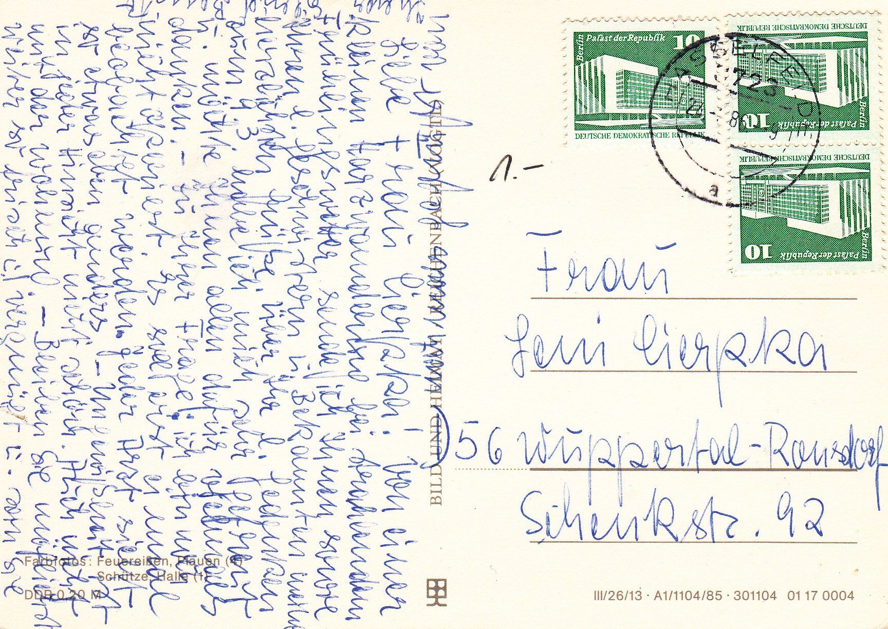 Cartoline postali: Deutschland DR Schmalspurbahn Harzquerbahn – Usato da Luzern venduto da Pinot88 1