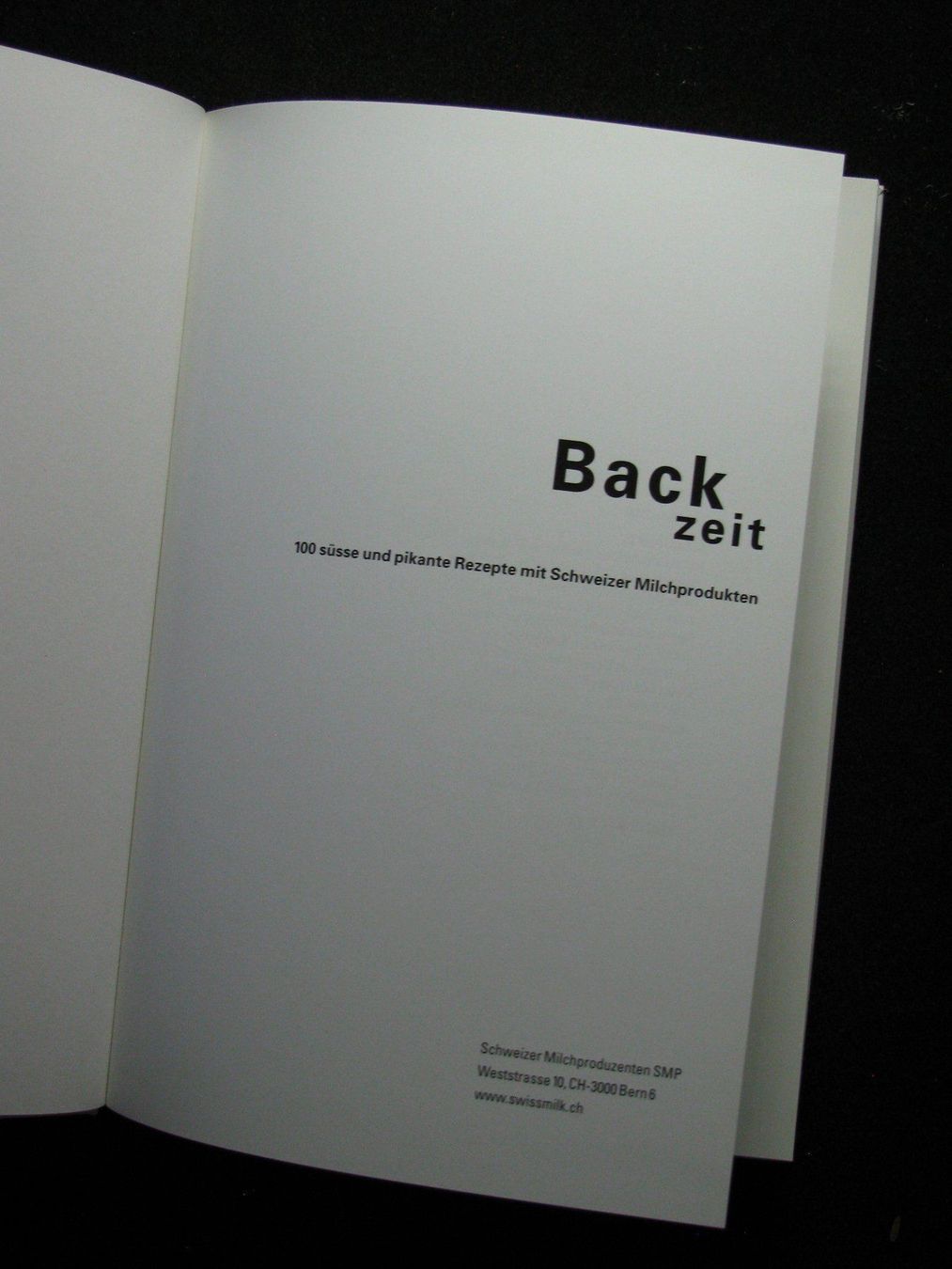 Livres: Backzeit  SMP Schweizer Milchproduzenten – D'occasion à Reitnau par Zaomir 2