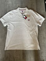 Polo Tommy Hilfiger gris clair 