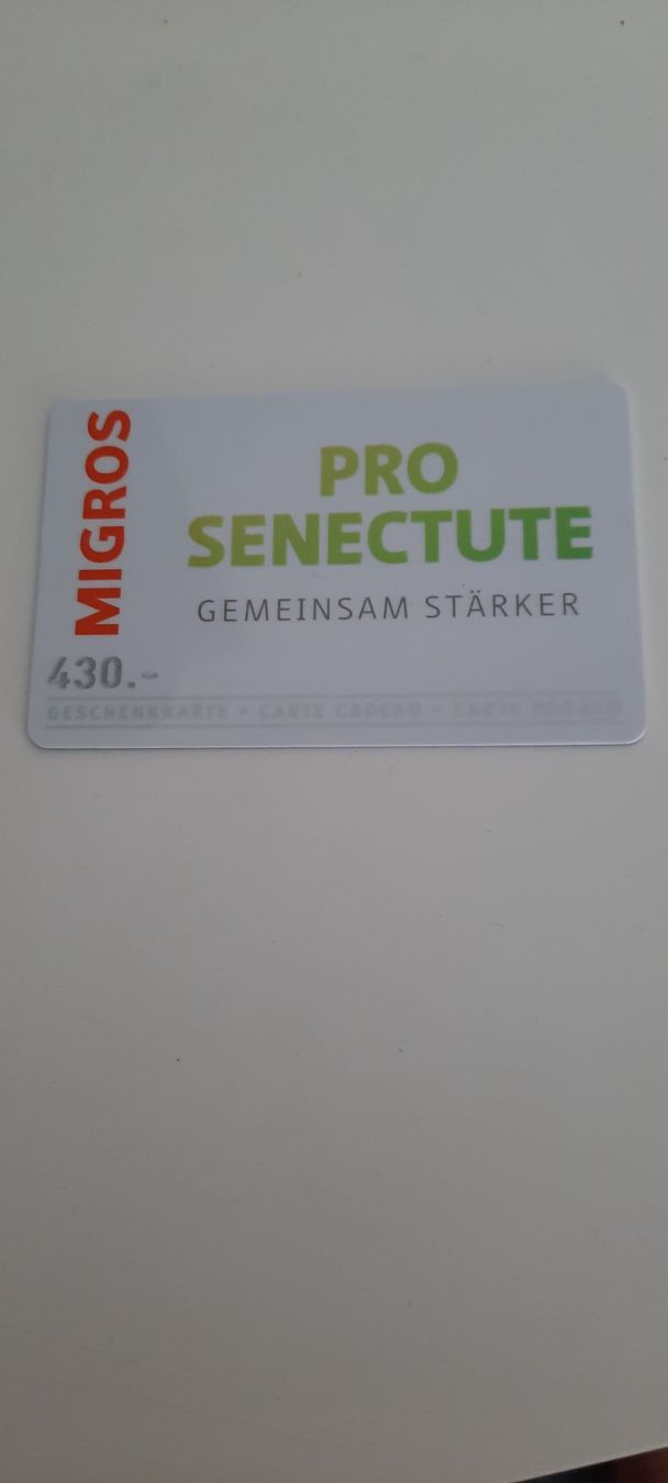 Cartes: Geschenkkarte Migros – D'occasion à Grenchen par Anatas01