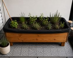 Hochbeet Holz ca. 116 cm x 50 cm x 45 cm