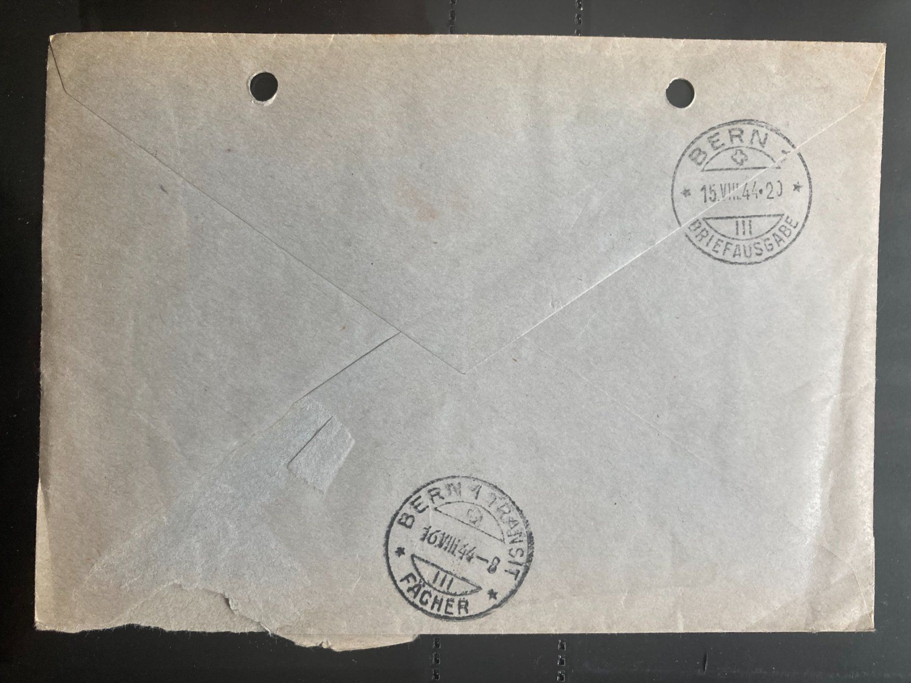Tous les timbres: CH 1944 R-Brief SBB Generaldirektion Bern 30Rp.Rheinfall – D'occasion à Winterthur par schnueps 1