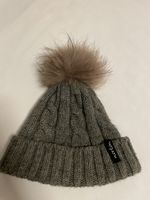 Bonnet Norton pour enfant en laine et fourrure véritable