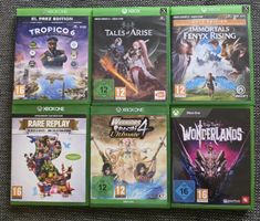 Lot de 6 jeux Xbox One et Xbox Series X bon état