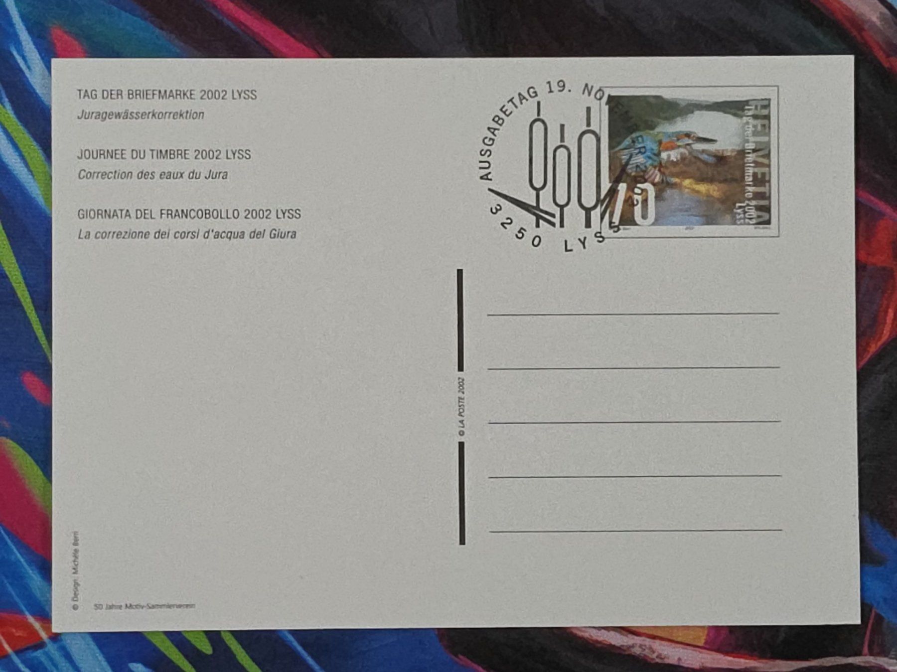 Ansichtskarten: CL26 Carte Postale + Timbre Suisse 2002 – Gebraucht aus Cousset von Patrick_Collections 1