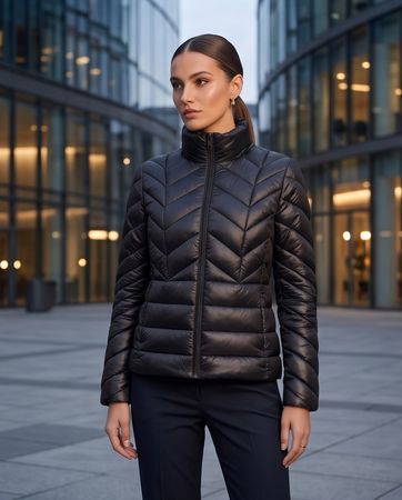 FERRACHE  Veste noire - neuve - taille L