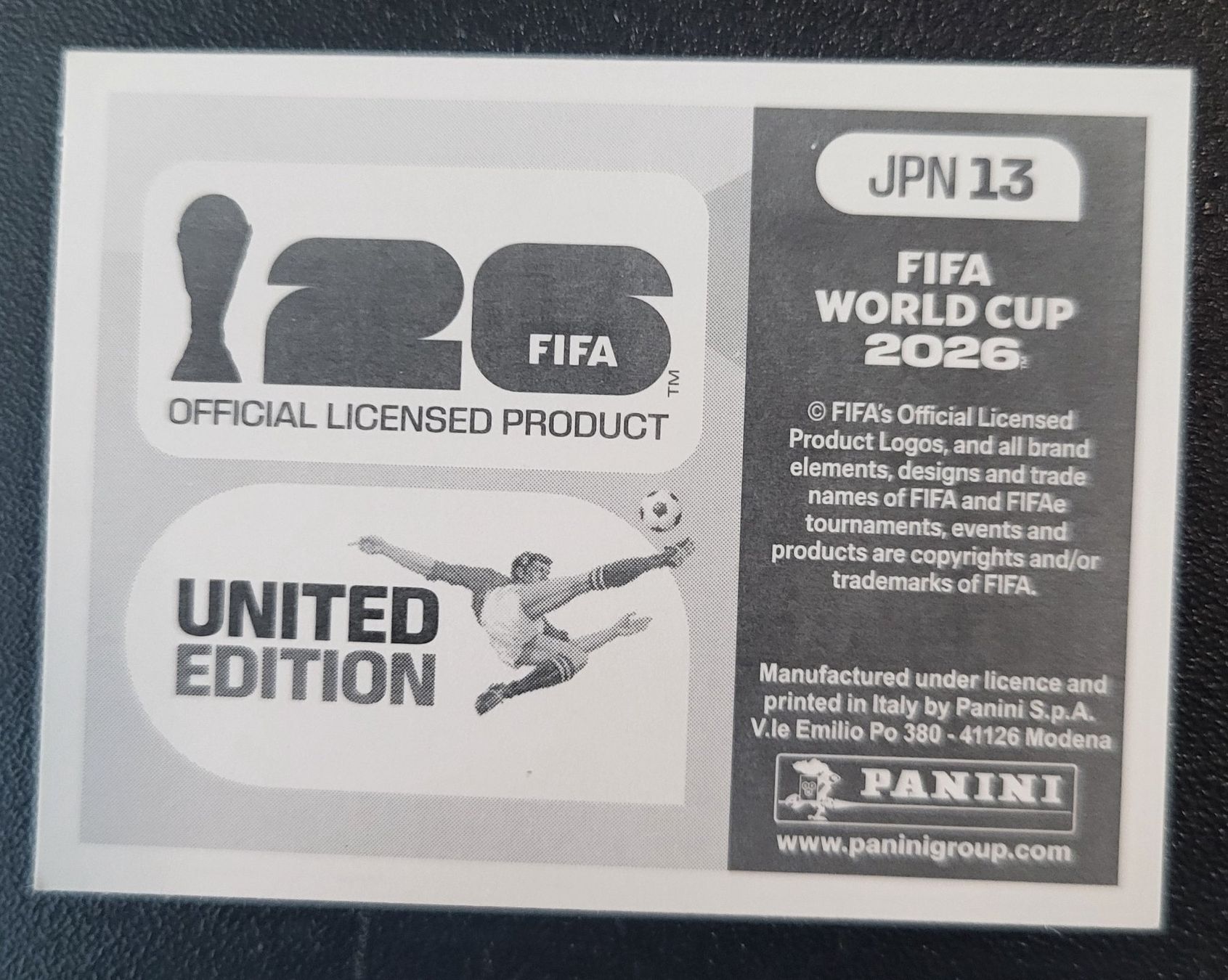 Panini Sammelbilder & Trading cards: Panini - JPN 13 – Neu (gemäss Beschreibung) aus Ehrendingen von Fisy 1