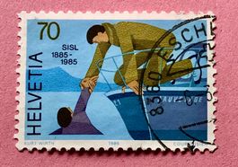 Nr.713  100 J.Genfersee-Rettungsg GESTEMPELT  Sonderpostmark