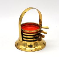 Aschenbecher aus Messing 60/70er Jahre