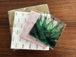 60x Sonderservietten & Serviettenhalter -65%